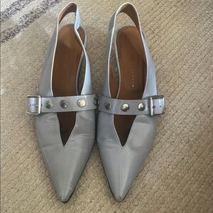 Victoria Beckham sling back shoes 
Newly re-soled 
They have a few marks